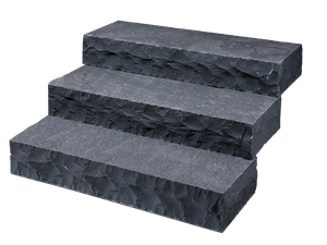 Blokové schody čedič Takeda reliéfní exponované