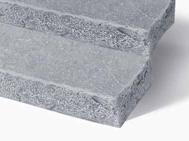 Blokové schody vápenec Java Blue řezané na míru