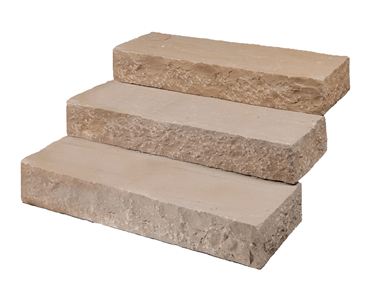 Blokové schody pískovec Modak vystaven