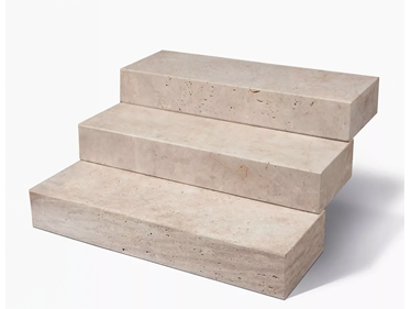 Blokové schody travertin Medium