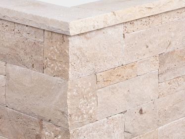 Zdicí kameny Tarvertine Medium Select Rustic řezané na míru