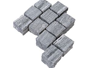 Dlažební kostky Gneiss Urban Grey Line exponované