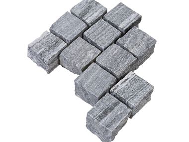 Dlažební kostky Gneiss Urban Grey Line exponované