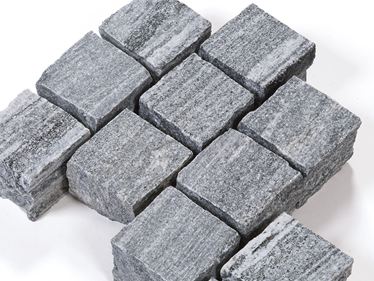 Dlažební kostky Gneiss Urban Grey Line řezané na míru