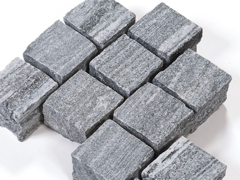 Dlažební kostky Gneiss Urban Grey Line řezané na míru