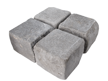 Dlažební kostky Vápenec Camino Grey Detail