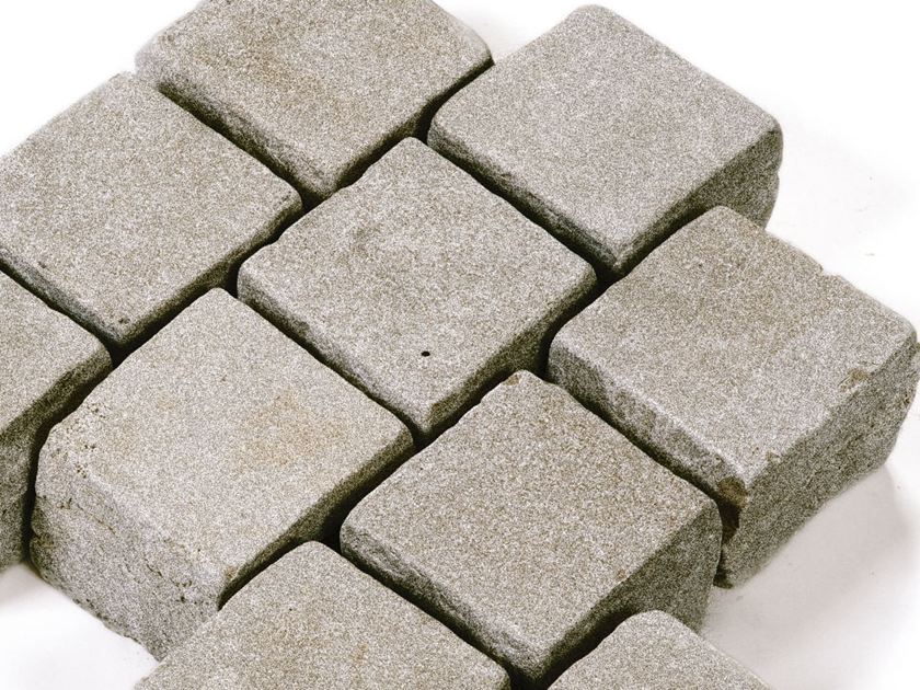 Dlažební kostky Vápenec Camino Grey Detail