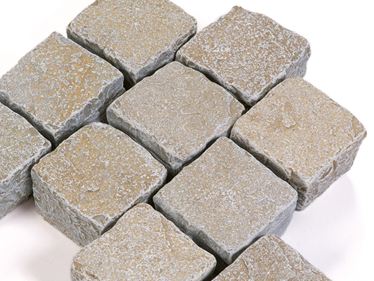 Dlažební kostky Vápenec Java Sand Detail