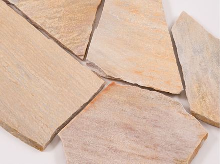 Polygonální desky kvarcit Rio Dorado žlutá