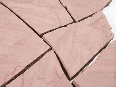 Polygonální desky Pískovec Weser Pískovec Červený