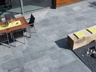 Pohled na terasu Blaustein Azur z ptačí perspektivy