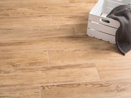 Porcelánová kameninová dlažba Urban Honey s bílou ozdobnou krabičkou