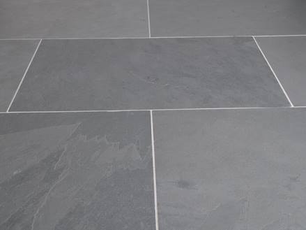 Grey Slate dlaždice z pohledu žabích očí