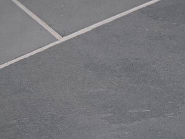 Grey Slate Dlaždice Detailní záběr se světlou spárou