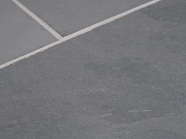 Grey Slate Dlaždice Detailní záběr se světlou spárou