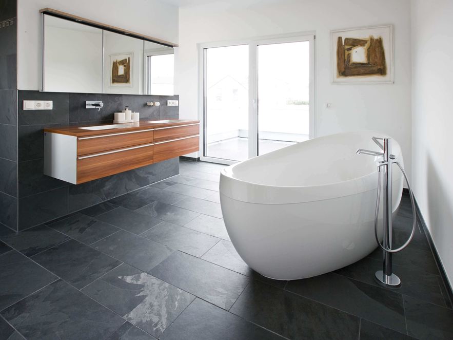 Fotografie zákazníka: Dlaždice Mustang, položené v koupelně