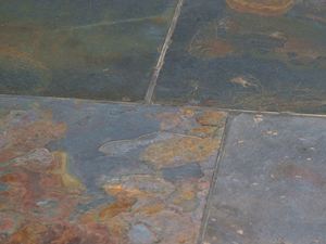 Detail: Detail břidlicových dlaždic Peacock