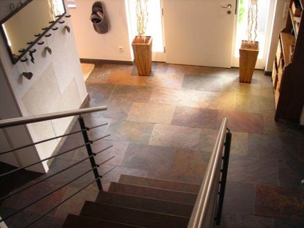 Fotografie zákazníka: Dlaždice Peacock Multi Colour, položená ve vstupní části / předsíni