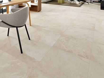 Dlaždice Alpine Beige Living room blíže