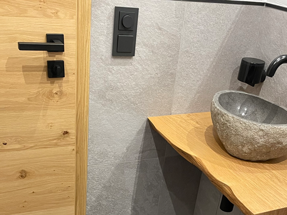 Dřevěné umyvadlo Alpine Grey