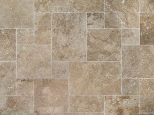 Travertinové dlaždice Classic Country shora