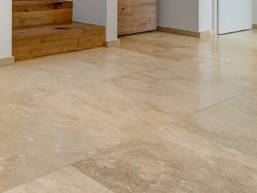 Vstupní prostor Travertinová dlažba Ivory Classic