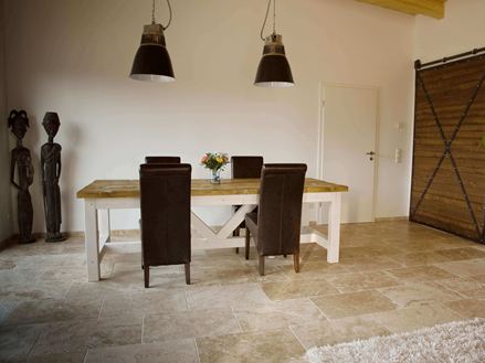 Fotografie zákazníka: Rustic dlaždice položené v jídelně