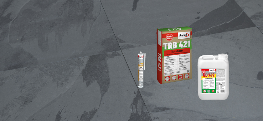 Doplňkové výrobky na položené břidlicové dlaždice