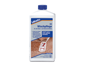 Lahvička s přípravkem pro údržbu dlaždic