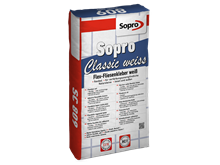 Jeden sáček flexi lepidla bílé barvy