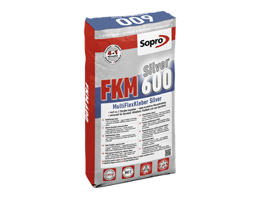 Jeden sáček lepidla multiflex pro pokládku dlaždic