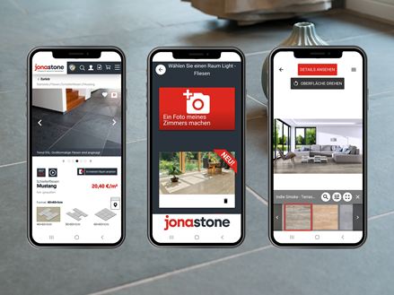 Břidlice se třemi mobilními telefony