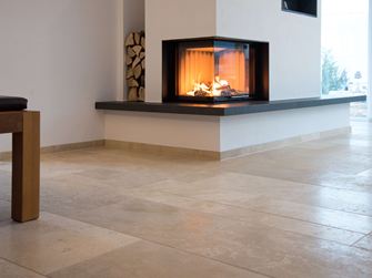 Krbová místnost s travertinovou podlahou Medium Line