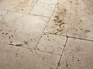 Travertin, desky, Rustic, tromlované