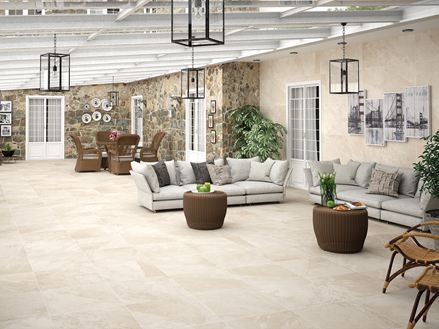 Zimní zahrada se vzhledem břidlice Axis Cream