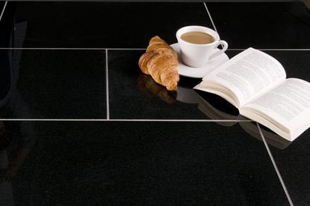 Černá žulová dlažba Nero Assoluto