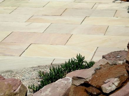 Indické pískovcové desky Mint Barva