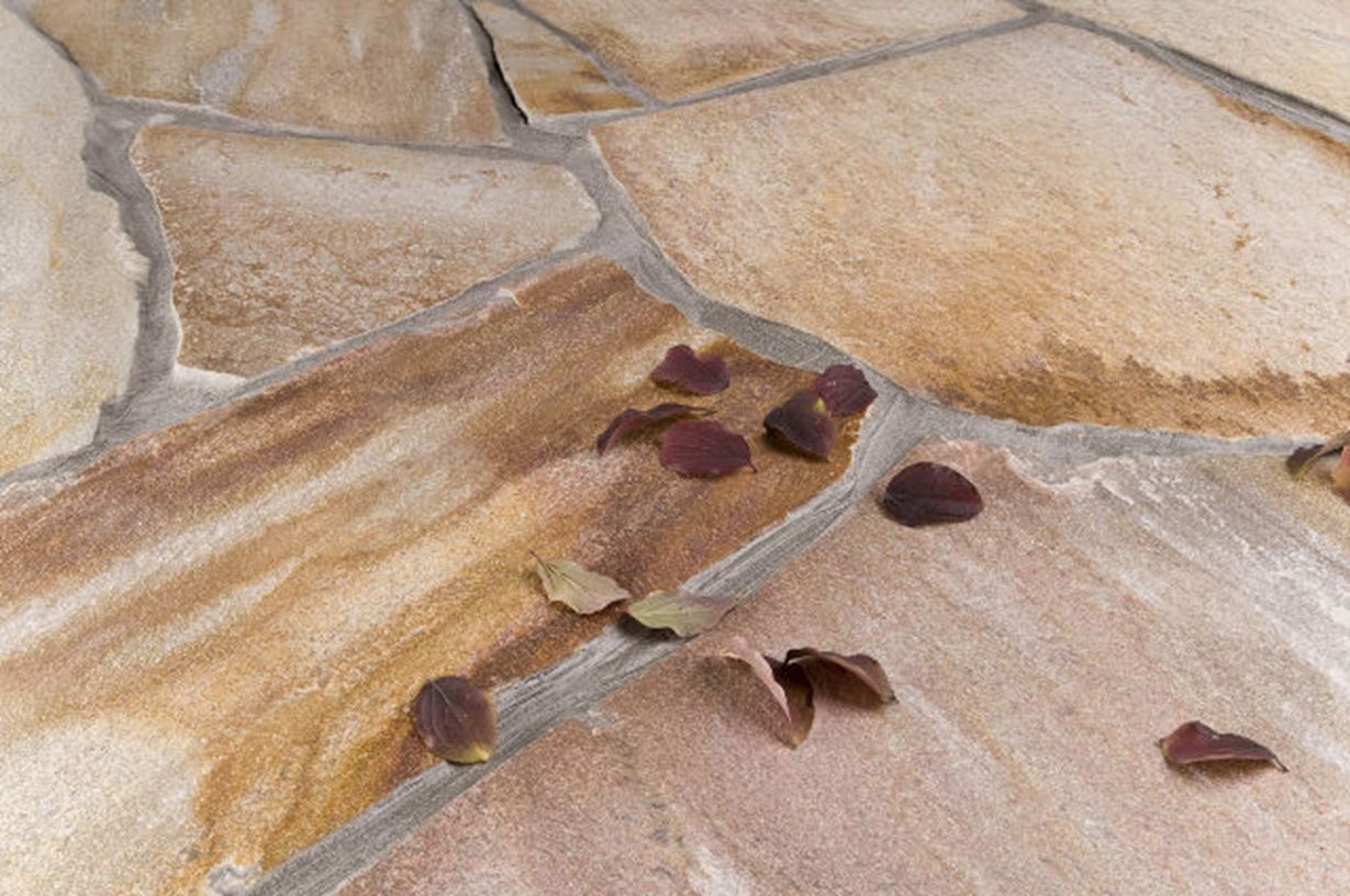 Detailní záběr polygonálních desek