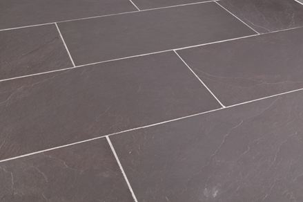 Břidlicové dlaždice bordó boční montáž