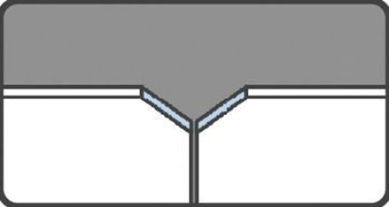 Piktogram kalibrovaných okrajů dlaždic